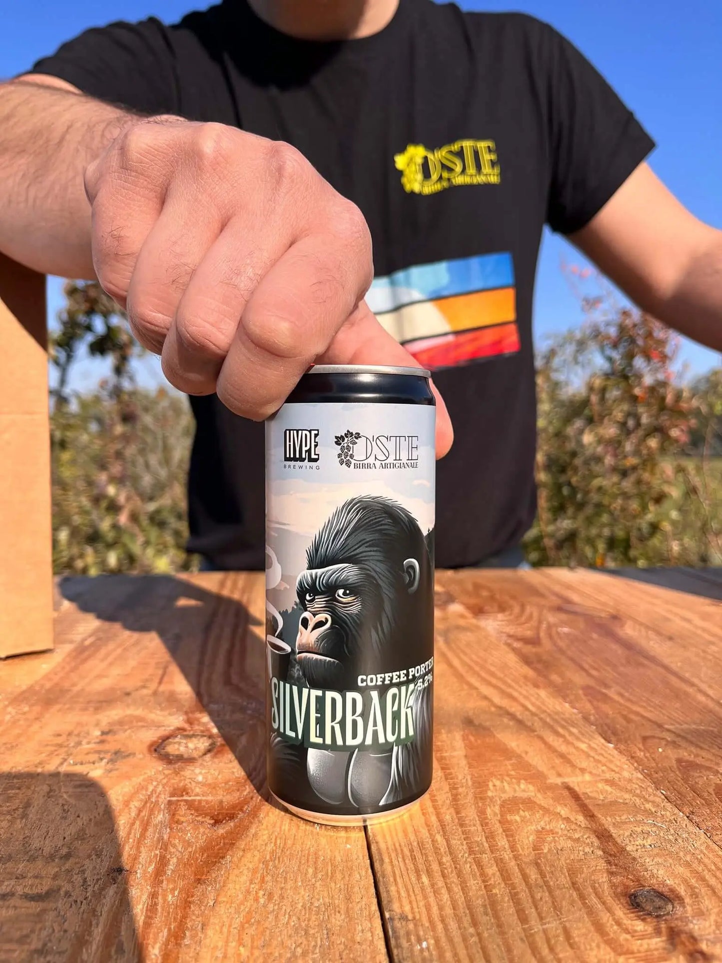 COFFEE PORTER 'SILVERBACK' 330ML | 5,2% - 4PZ - O'Ste Birra Artigianale