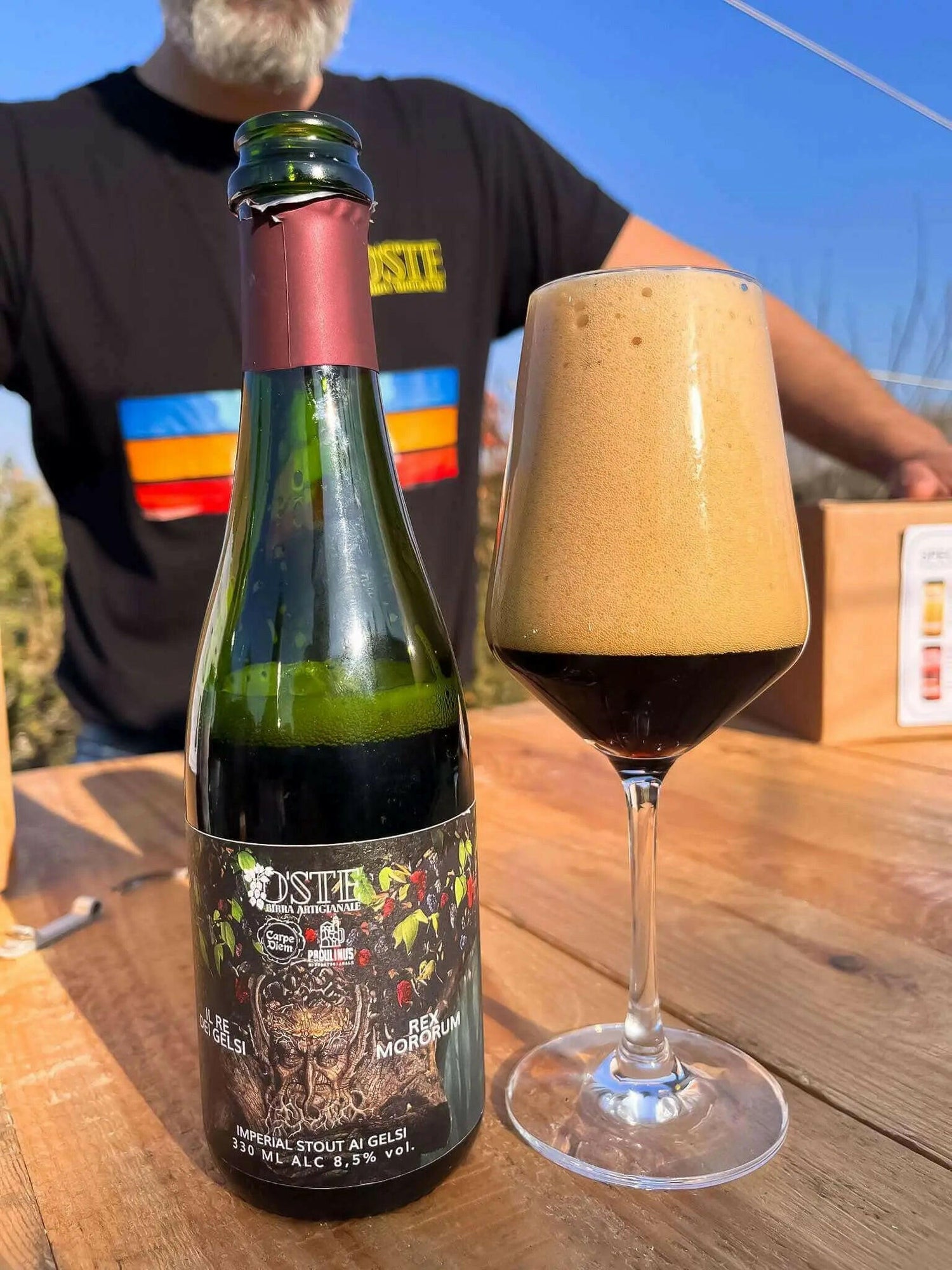 IMPERIAL STOUT AI GELSI NERI 375ML | 8,5% - 1PZ - O'Ste Birra Artigianale
