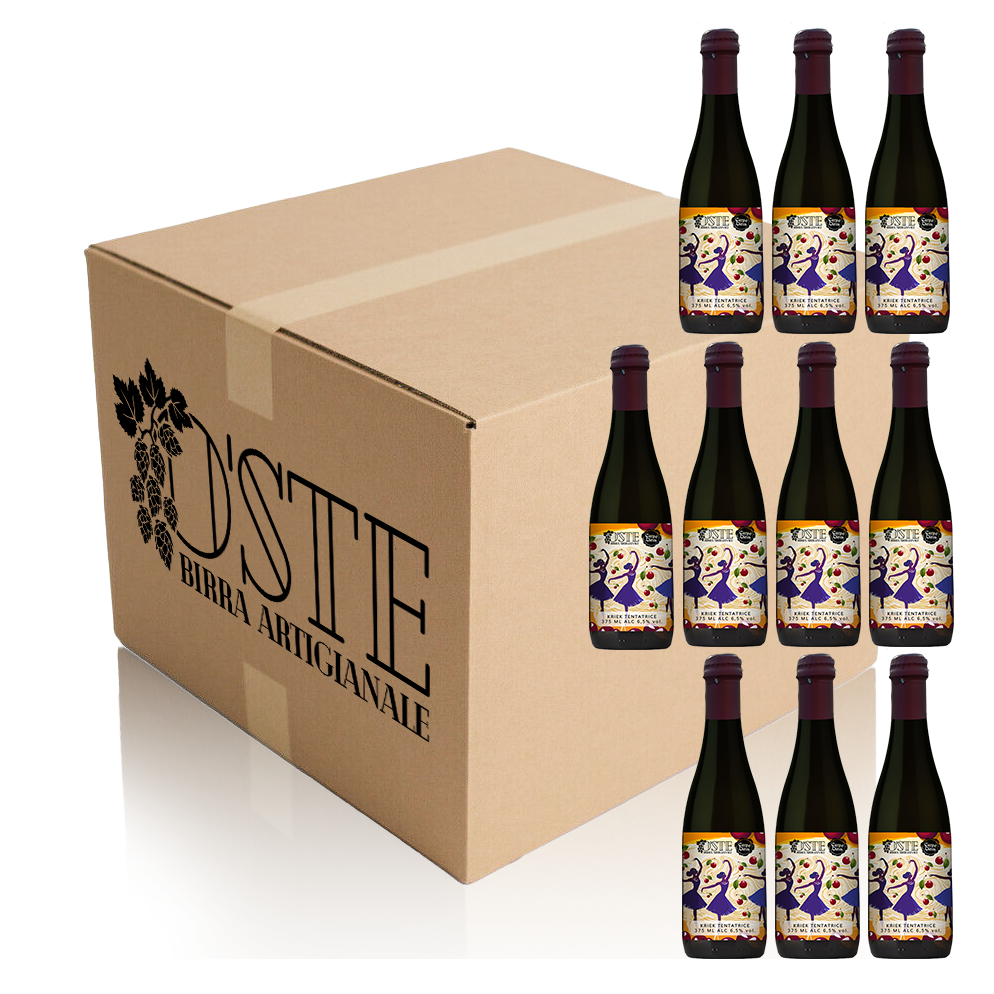 Box degustazione Kriek, birra artigianale alle ciliegie tentatrici
