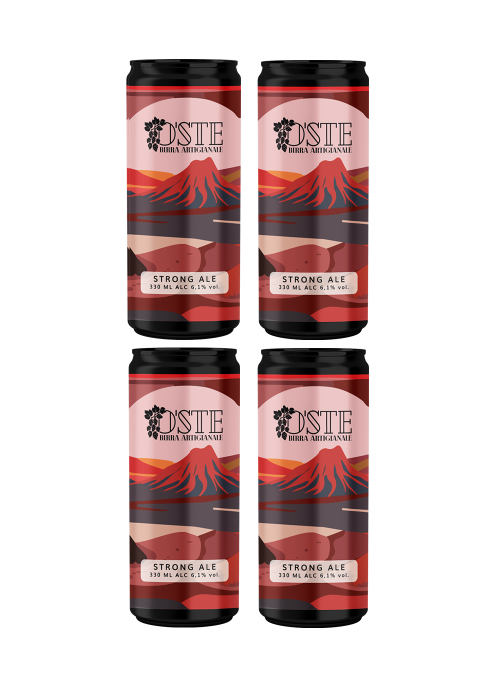 Box degustazione Strong Ale, birra artigianale dai sentori tostati