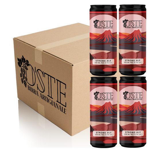Box degustazione Strong Ale, birra artigianale dai sentori tostati