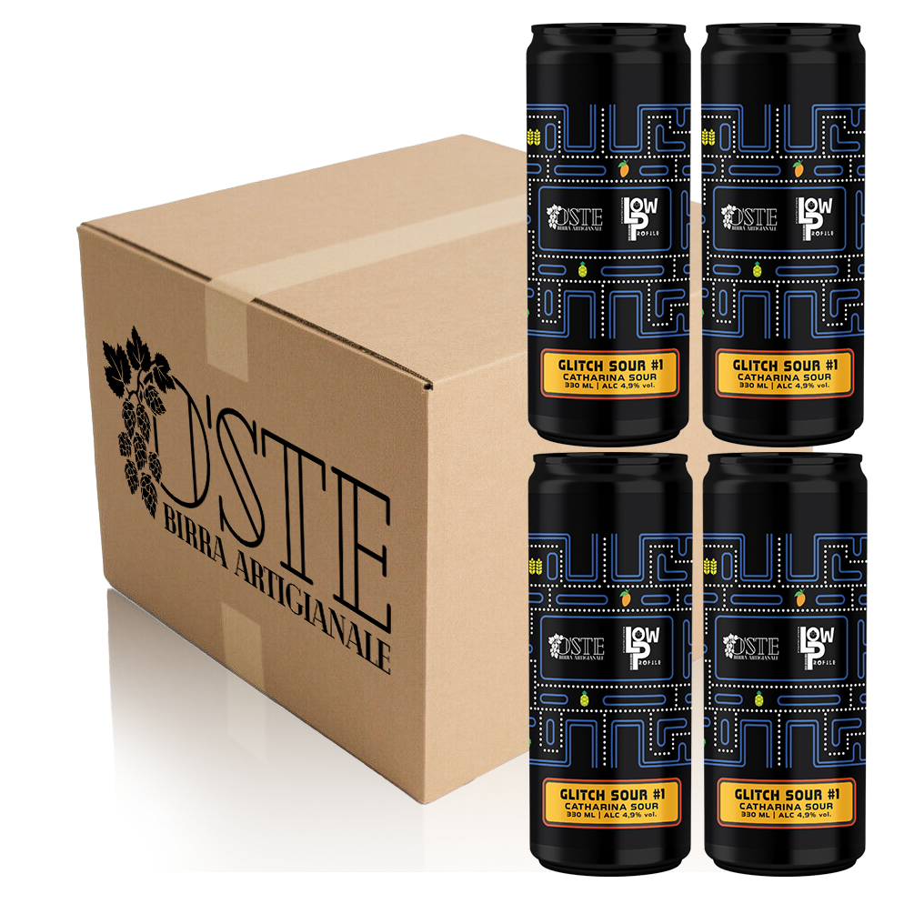 Box degustazione Catharina 'Glitch Sour #1', birra artigianale acida all'ananas e mango