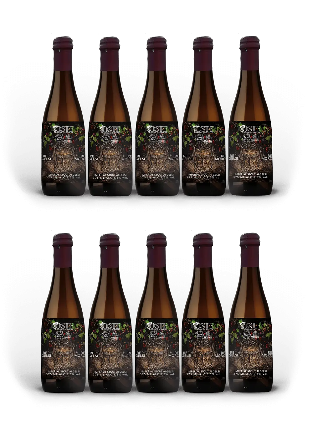IMPERIAL STOUT AI GELSI NERI 375ML | 8,5% - 10PZ - O'Ste Birra Artigianale