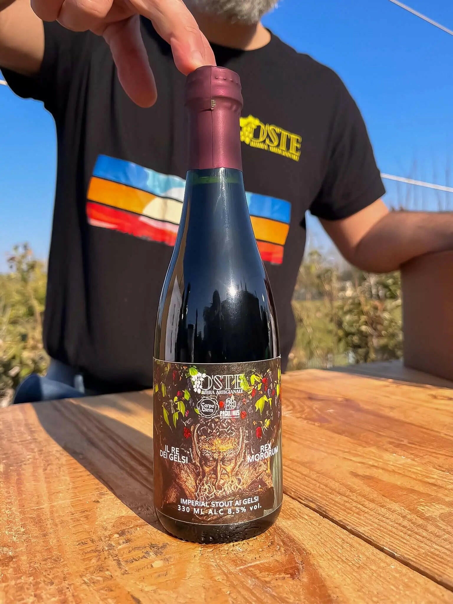 IMPERIAL STOUT AI GELSI NERI 375ML | 8,5% - 1PZ - O'Ste Birra Artigianale