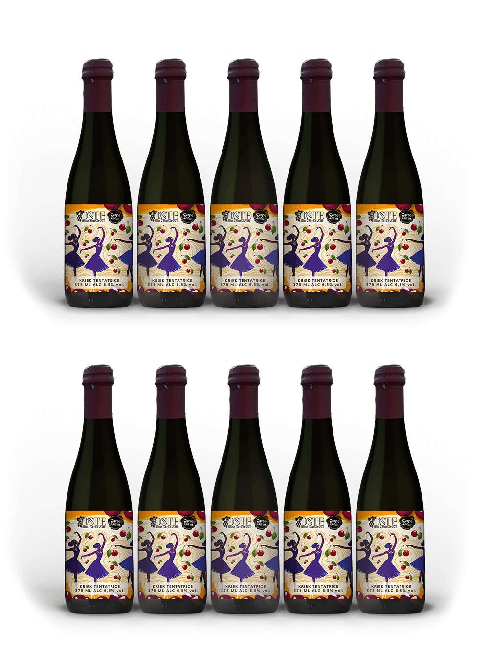KRIEK ALLE CILIEGIE 375ML | 6,5% - 10PZ - O'Ste Birra Artigianale
